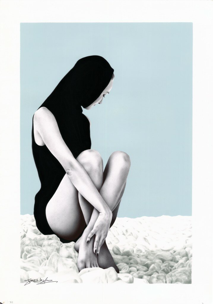 Tripp on Beach by James Mylne Tripp on Beach SMALL 718x1024 James Mylne Vintage Vogue