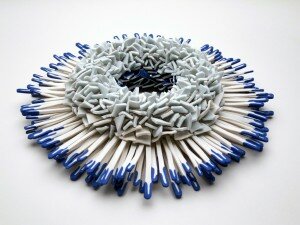 Zemer Peled, Blue and White Porcelain Shards Flower No.2 Zemer Peled Blue and White Porcelain Shards Flower No.2 2014 porcelain 6x22x22cm 300x225 YOUNG MASTERS ART PRIZE 2014 | A CELEBRATION OF CONTEMPORARY ARTISTS