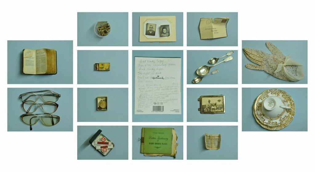 Rychèl Therin, Collection on Blue Formica, 2011, colour photograph triptych, 270x360mm; 508x610mm. © Rychèl Therin Rychel TherinCollection on blue formica 1024x560 The Other Art Fair 2013 | Our Favourite Works