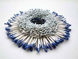 Zemer Peled Blue and White Porcelain Shards Flower No.2 2014 porcelain 6x22x22cm 300x225 YOUNG MASTERS ART PRIZE 2014 | A CELEBRATION OF CONTEMPORARY ARTISTS 